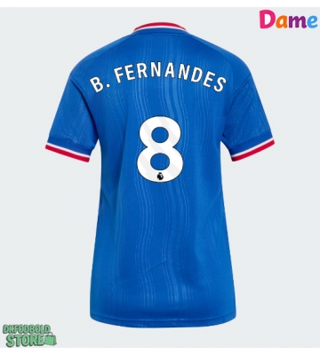 Manchester United Bruno Fernandes #8 Replika Udebanetrøje Dame 2026-27 Kortærmet